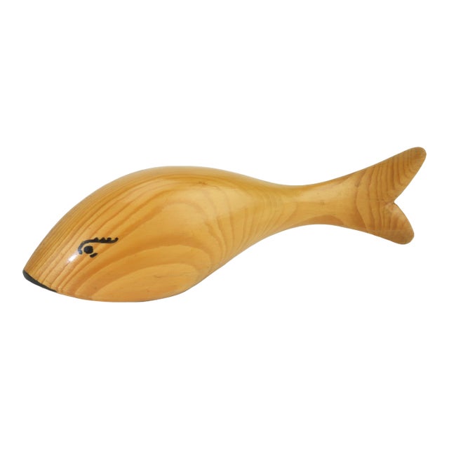 Wood Fish Bottle Opener, c.1970 For Sale