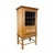 Vintage mid-century Danish cupboard in hand-carved and turned white oak attributed to Danish designer Henning Kjærnulf....