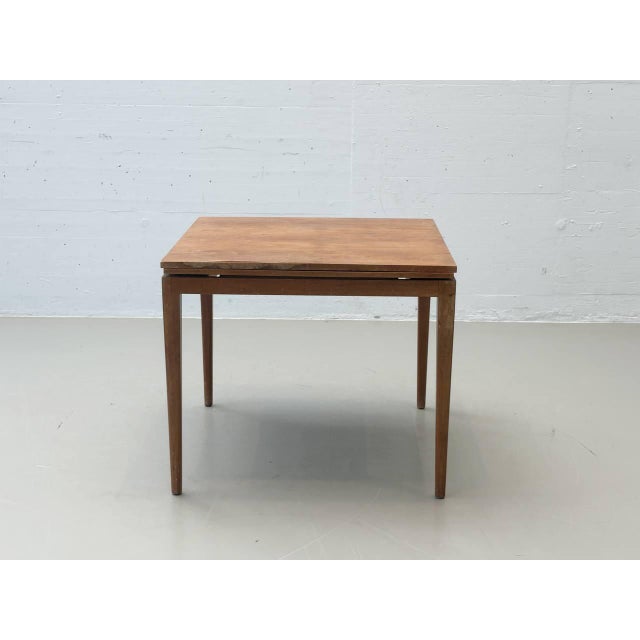 Brown Mid-Century Modern Danish Style Extendable Table For Sale - Image 8 of 17