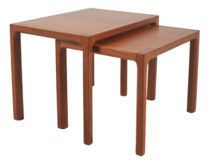 Danish Nesting Tables by Kai Kristiansen for Vildbjerg Møbelfabrik, 1960s, Set of 2