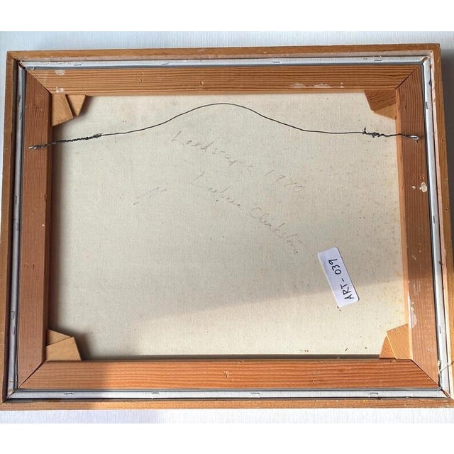 1970 Abstract Expressionist Landscape by Barbara Ann Clinkston (1931–2022) For Sale - Image 10 of 14