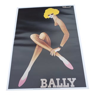 Bally Poster by Villemot, 1970 For Sale