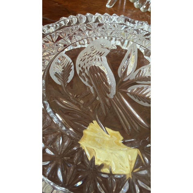 1980s Vintage Byrdes Lead Crystal Ashtray West Germany For Sale - Image 4 of 10