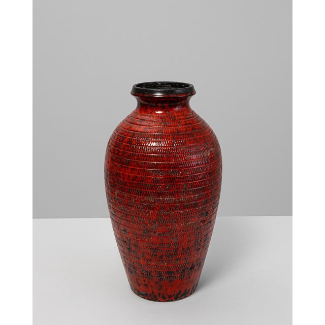 20th Century German 'W. Germany' Ceramic Vase For Sale - Image 16 of 18