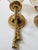 Vintage French Neoclassical Style Brass Wall Sconces-a Pair For Sale - Image 4 of 12