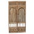 Mid 19th Century Antique Mid 19th Century Architectural Indian Window Facade For Sale - Image 5 of 5