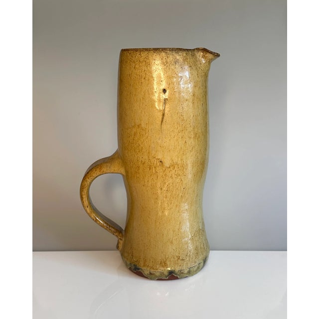 Ceramic Large Sculptural Studio Ceramic Art Jug Vase by Helma Klett, Germany, 1940s For Sale - Image 7 of 18