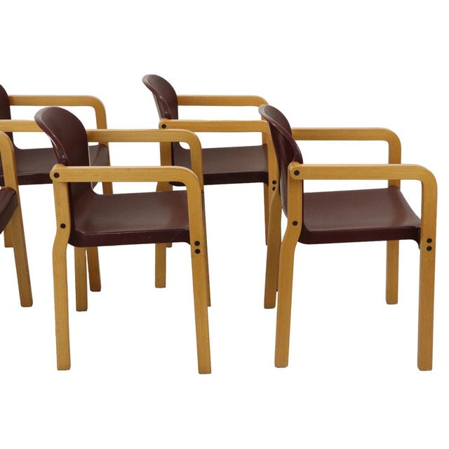 1980s Vintage Design Chairs by J.B. Meijer for Kembo, 1980s, Set of 6 For Sale - Image 5 of 18