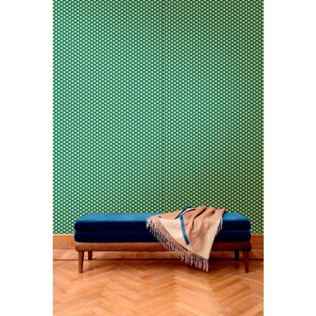 This decorative fabric comes in the form of boiserie over a wooden honeycomb panel measuring 135 cm by 200 cm tall. The...