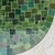2020s 32" Moroccan Round Mosaic Table, Tamegrout Green Bejmat Style / Squares For Sale - Image 5 of 7
