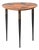 Side Table in Brass, Lacquer and Wood from Bodafors Möbelfabrik, 1960s For Sale