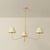 Traditional Hudson Valley Lighting Dekalb 48 in. 3 Light Chandelier in Vintage Gold Leaf Finish For Sale - Image 3 of 8