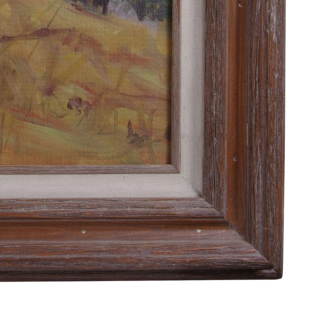 American Vintage Howard Carr Prong Horn Frolicking Oil Painting For Sale - Image 3 of 5