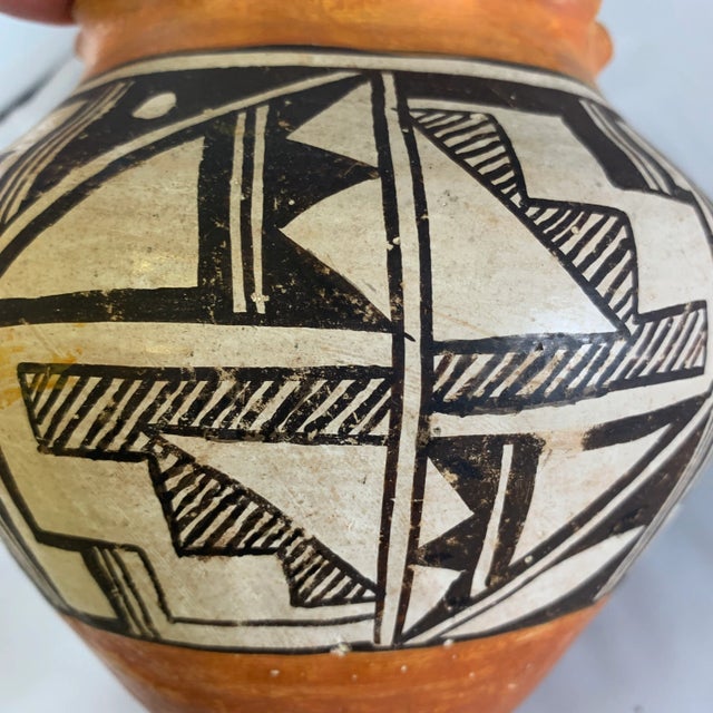 Acoma Signed Pueblo Southwestern Olla Jar For Sale - Image 9 of 12