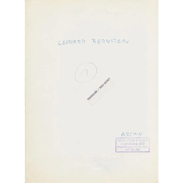 Leonard Bernstein, 1960s, Photograph For Sale - Image 4 of 5