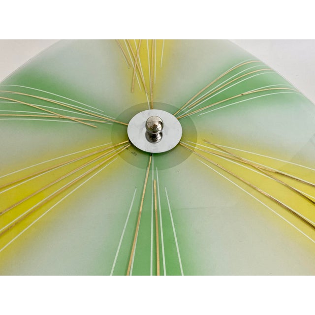 1958 Czech Midcentury Wall or Ceiling Mount Light Fixture For Sale - Image 4 of 6