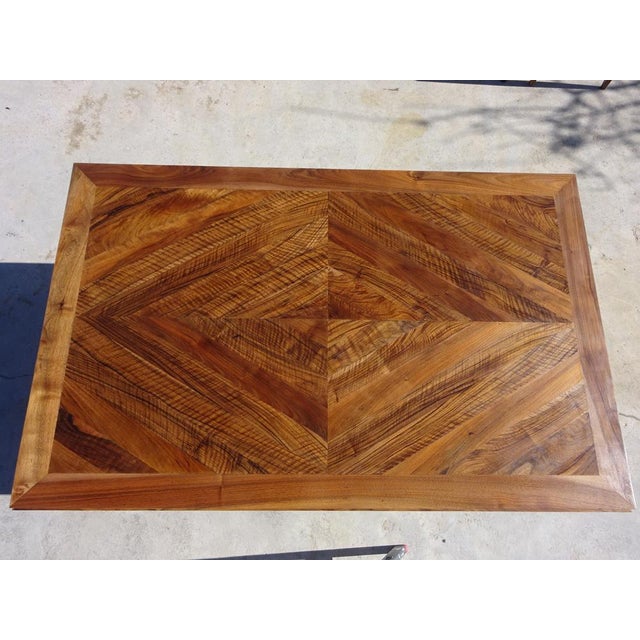 Walnut Extendable Dining Table, 1950s For Sale - Image 6 of 18