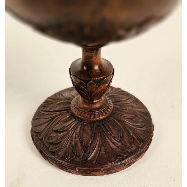 German or Swiss Carving of an Urn, 19th Century For Sale - Image 10 of 11