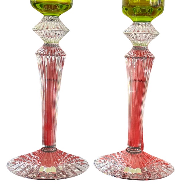 Set of 2 Baccarat Mille Nuits Flutissimo Champagne Crystal Flutes – Brand New in Box For Sale In New York - Image 6 of 10