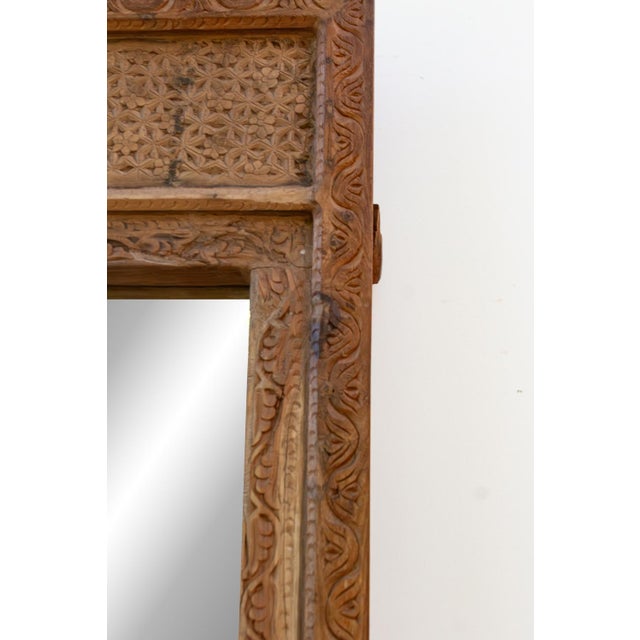 20th Century Oxidized Doorway Floor Mirror For Sale - Image 4 of 9