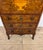 French Louis XVI Style Burl Wood Secretary Chest with Marble Top, 1930s For Sale - Image 12 of 15