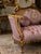 Rose 1940 French Artisan Louis XVI Gold Rose Beech Settee For Sale - Image 8 of 18