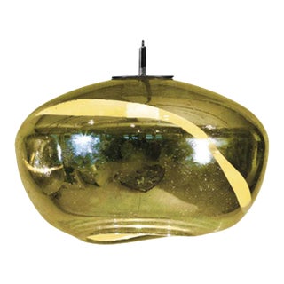Galaxy Pendant Light from the Vista Swirl Collection in Gold For Sale