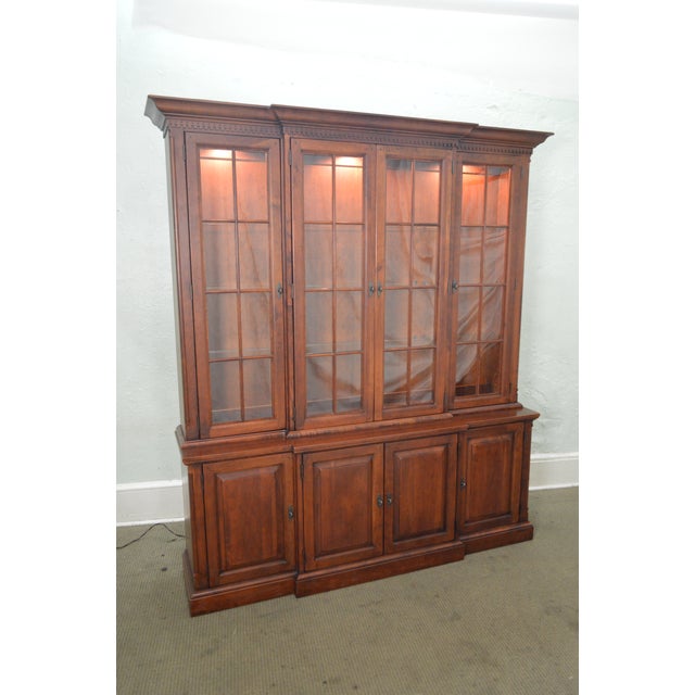 Lexington Bob Timberlake Solid Cherry China Breakfront or Bookcase Chairish