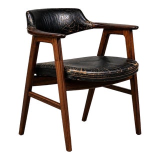 Mid 20th Century Danish Modern Rosewood Arm Chair by Erik Kirkegaard For Sale