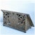 DETAILS An antique slanted table-top lectern or missal stand. Handcarved with the Christian monogram for Christ IHS with...
