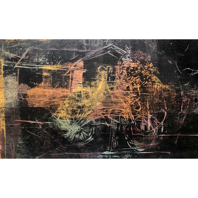 Artists stamp to verso; pictured. Provenance: From the artists estate. Oscar Murillo (Mexican American 1940-2017) was a...