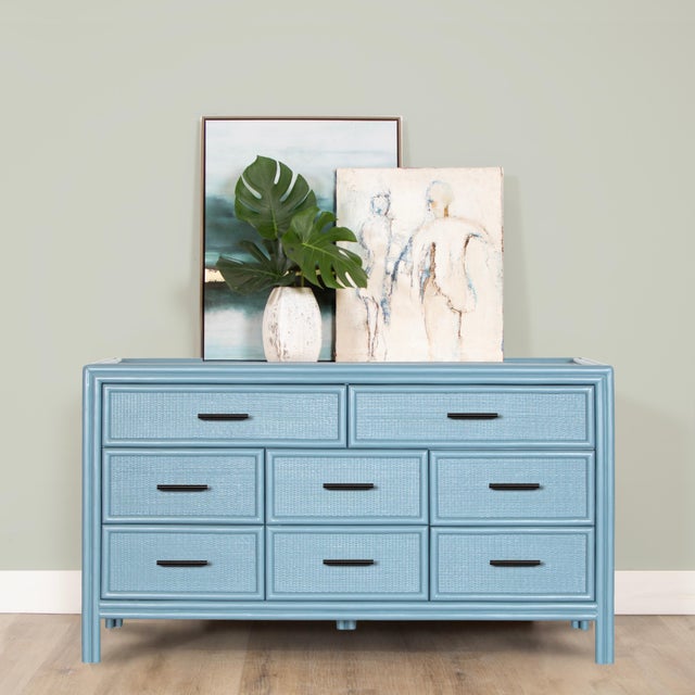 Versatile and highly functional, the Bermuda Eight-Drawer Dresser captures the carefree elegance of the Caribbean....