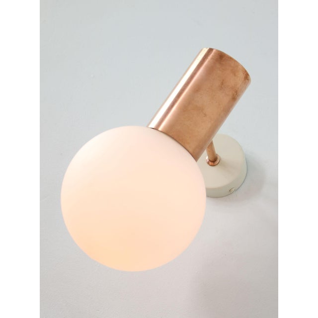Vintage Italian Copper Wall Lamp For Sale - Image 12 of 12