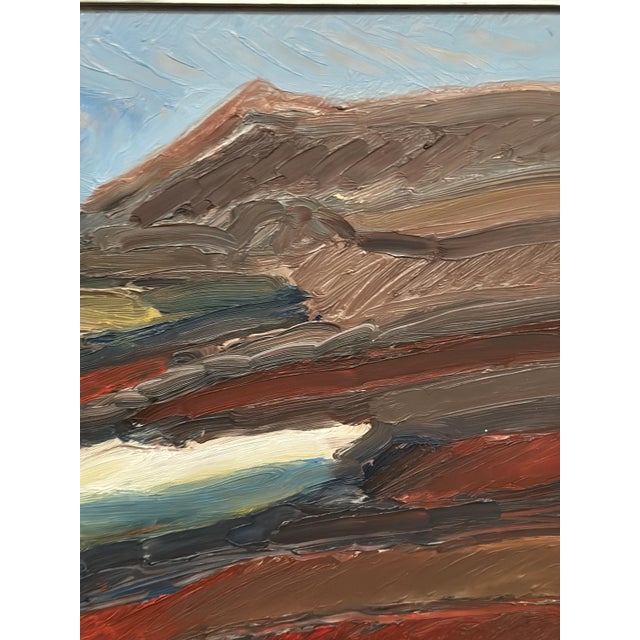 Thage Carlson, Rustic Landscape, 1960s, Oil on Panel For Sale - Image 16 of 18