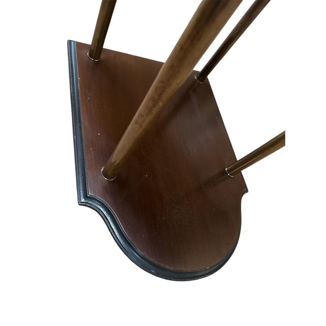 Vintage Stiffel Style Two Tier Table Reading Lamp. New Brunswick Lamp Shade Included.