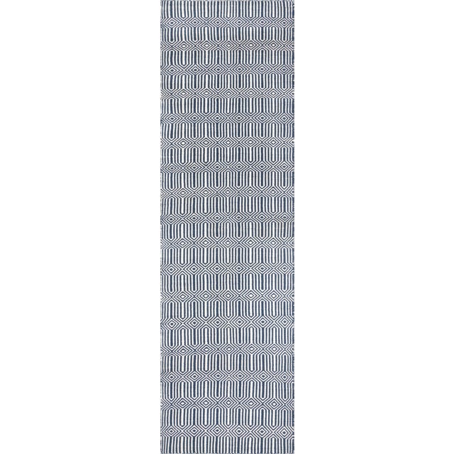 2020s Erin Gates by Momeni Newton Holden Navy Hand Woven Recycled Plastic Indoor Outdoor Rug 9' X 12' For Sale - Image 5 of 6