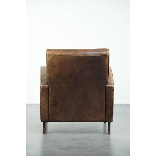 Set of Sheepskin Lounge Chair and Ottoman For Sale - Image 4 of 18