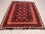 Large Vintage Afghan Red and Brown Tribal Kilim Wool Rug For Sale - Image 4 of 9
