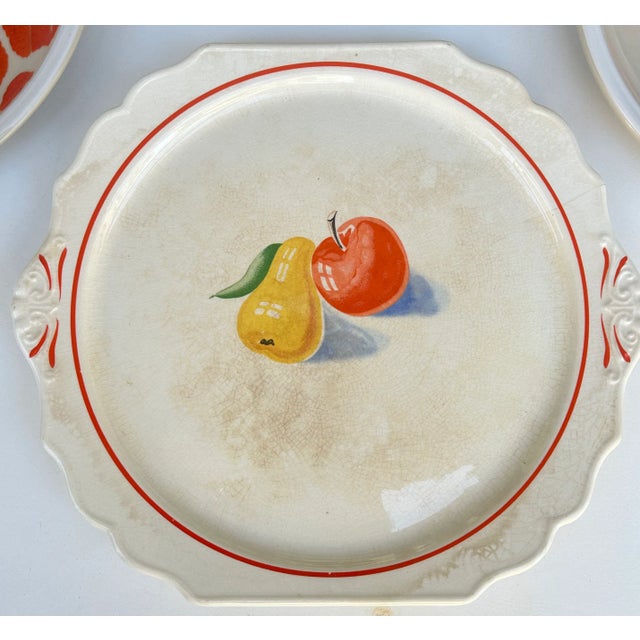 Farm Fresh Fruit Motif Wall Plate Curation- Set of 7 For Sale In Palm Springs - Image 6 of 9