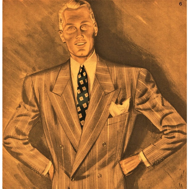 Perfect home or office décor for the man who dresses in style…classic and timeless! Purchased by us in Paris. This fashion...