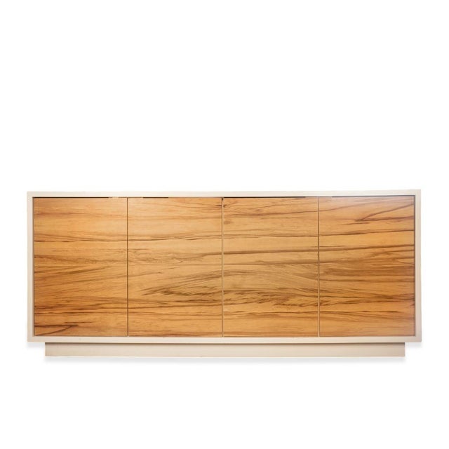 Wud Furniture Design Wüd the Red and White Media Console For Sale - Image 4 of 5