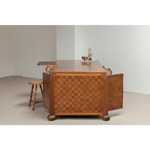 Art Deco Writing Desk, France, 1930s For Sale - Image 14 of 15