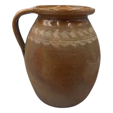 Antique Hungarian Folk Art Pottery For Sale