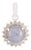 Late 20th Century 6.32 Ct Cabochon Star Sapphire Vintage Pendant in 14k Gold For Sale