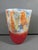 Glass Large Glass Nuvo Lithuanian Art Glass Vase in Red Multicolor Confetti Finish For Sale - Image 7 of 10