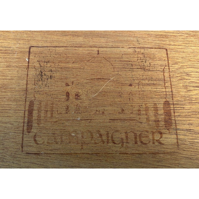 Mid 20th Century "Campaigner" Desk by Dixie Furniture For Sale - Image 10 of 13