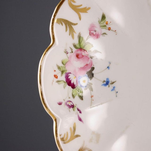 Porcelain Saucers, Set of 3 For Sale - Image 6 of 16