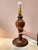 Wood Mid-Century Turned Mixed Wood Lamp With Shade For Sale - Image 7 of 8