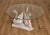 High Quality Vintage Coffee Table Featuring A Round Glass Top Over A Sculptural Base Of Three Stylized Swans. The Hand...