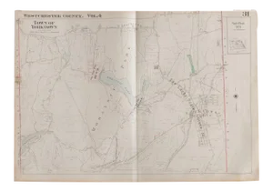 Vintage Hopkins Map of Town of Yorktown